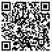 A qr code with black squares Description automatically generated